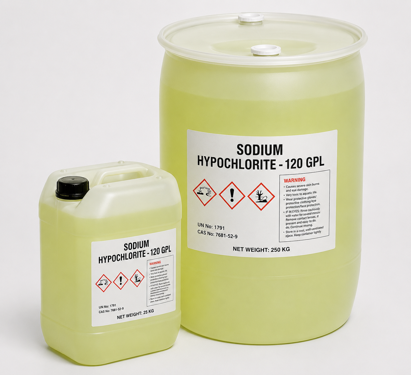 SODIUM HYPOCHLORITE - 120 GPL