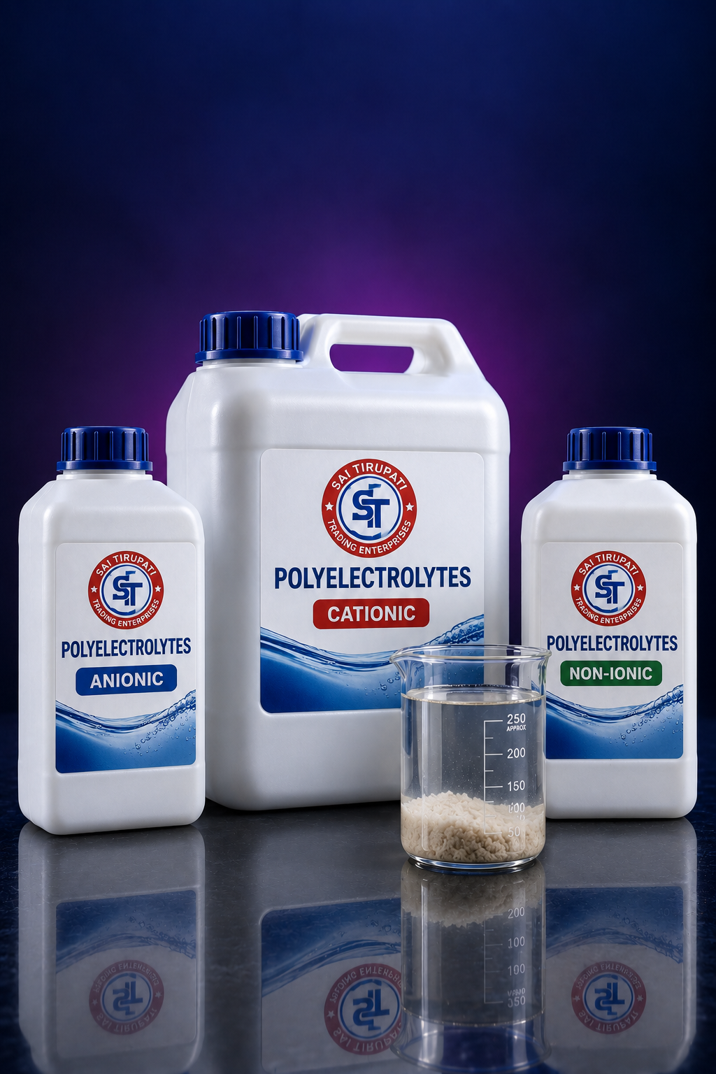 FLOCCULANTS / POLYELECTROLYTES (VARIOUS IONIC CHARACTERISTICS)