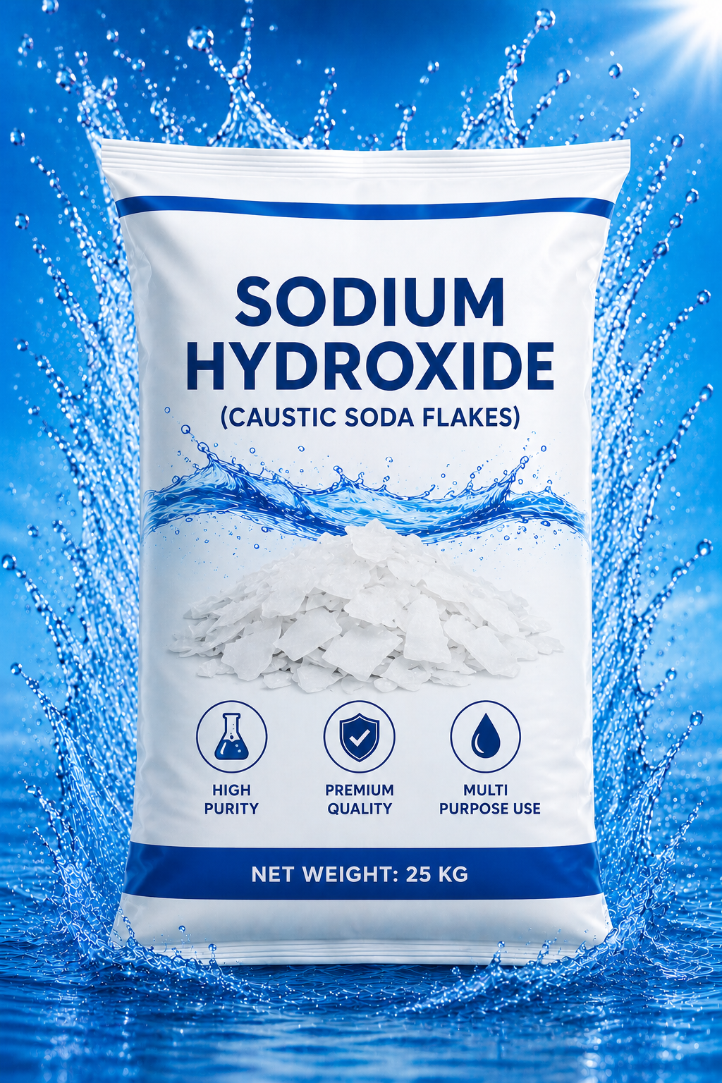 SODIUM HYDROXIDE (CAUSTIC SODA FLAKES)